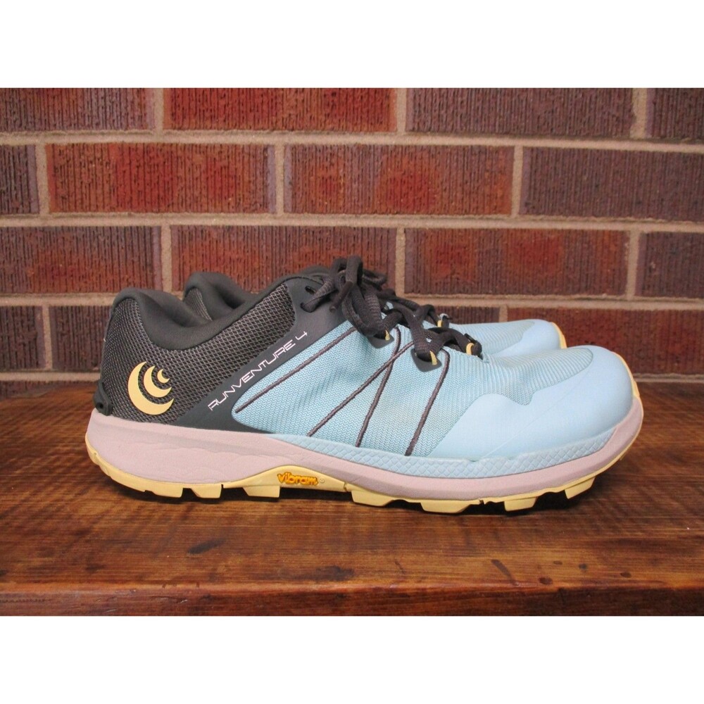 Topo Athletic Womens Runventure 4 Blue 0MM Drop Running Sneakers Shoes Size 7